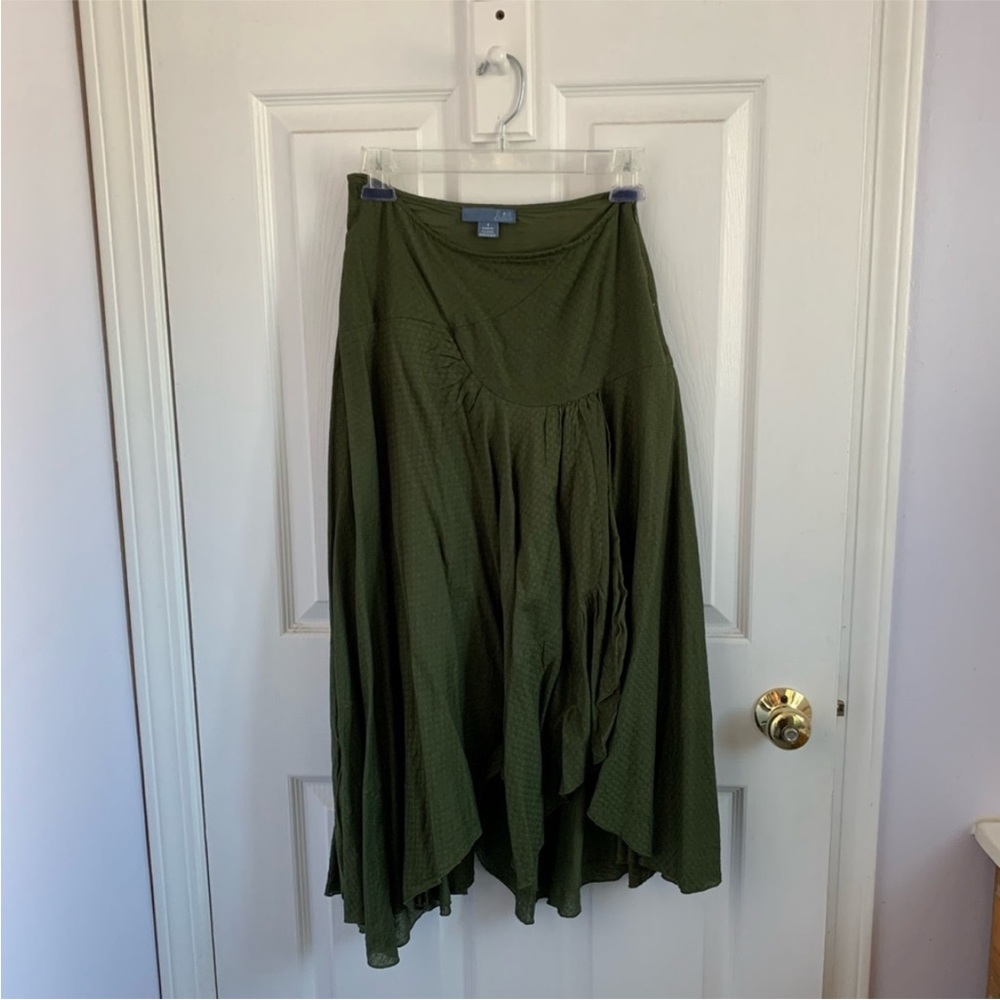 Vintage Anthropologie Green Skirt